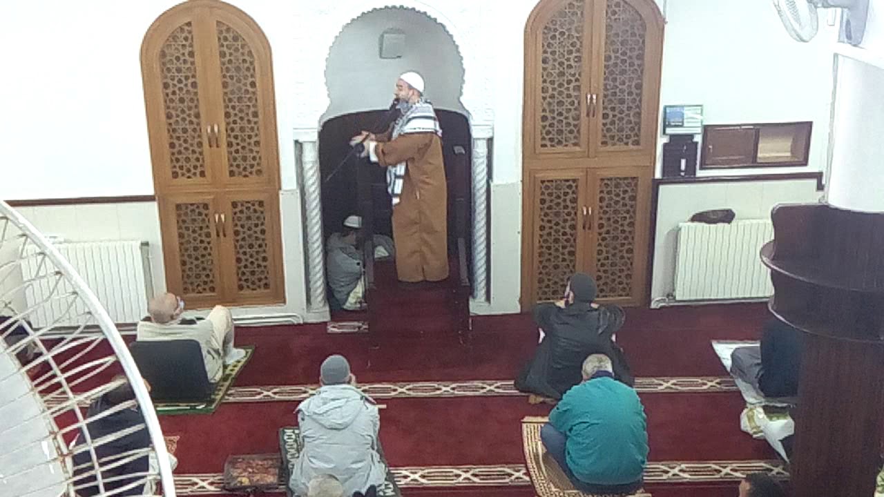 01_01_2021 خطبة الجمعة حول الصبر للشيخ بلقاسم بوفليح بمسجد أبي حامد الغزالي بوفريزي الجزائر