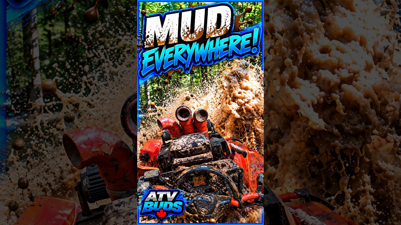 THIS ATV TRAIL GOT MESSY! 💦🤘 #Shorts