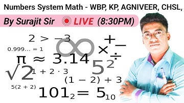 CLASS 1 | Number Theory | Number System in Bengali | For all government job exams