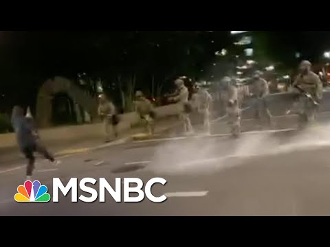 Portland Unrest Grows As Protesters Clash With Federal Agents, Police Union HQ Is Set Ablaze | MSNBC
