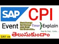 SAP CPI Event Types Explained | Start, End, Error, Custom Events Tutorial in Telugu @TECHCPIZONE 
