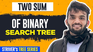 L51. Two Sum In BST | Check if there exists a pair with Sum K