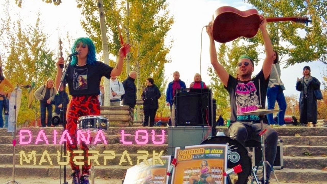 Daiana Lou on FIRE 🔥 Live Street Performance at Mauerpark Berlin 🇩🇪