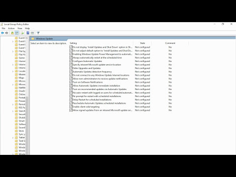 How to turn Off Windows update using Group Policy Windows 10