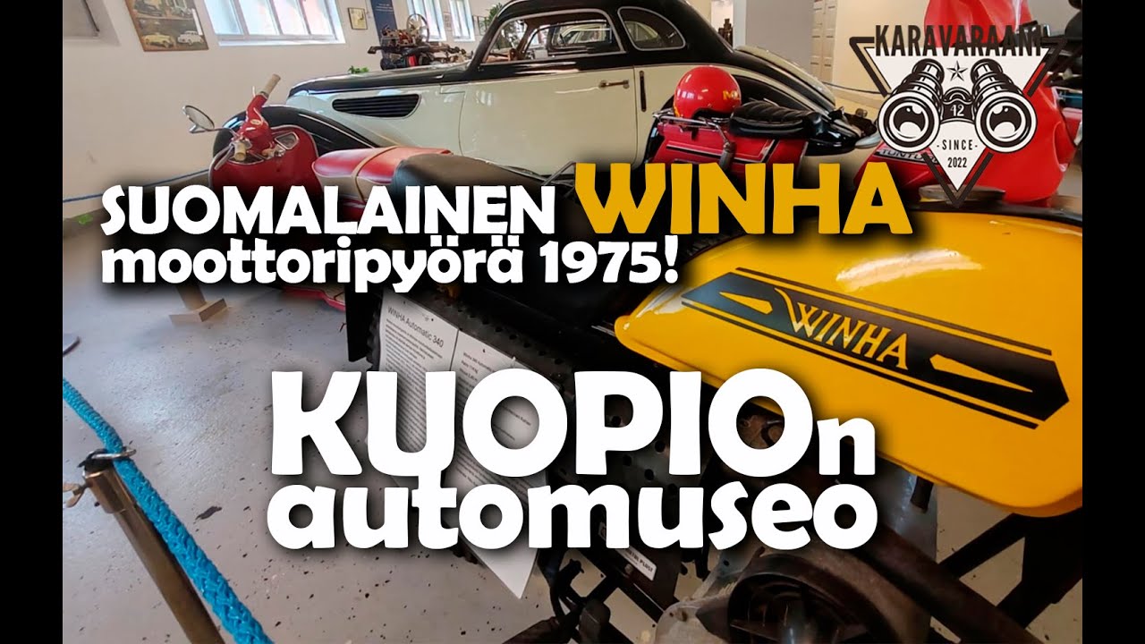Kuopion automuseo | Suomalainen WINHA moottoripyörä vuodelta 1975