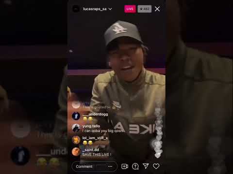 Lucasraps Freestyle On IG Live🤯🤯🤯🔥🔥🔥