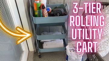 Watch How We Use This 3 Tier Utility Cart