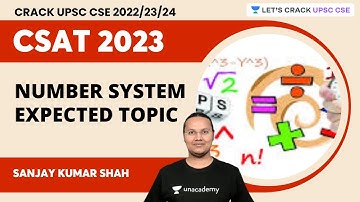 Number System | Expected Topic | Sanjay Kumar Shah | Let