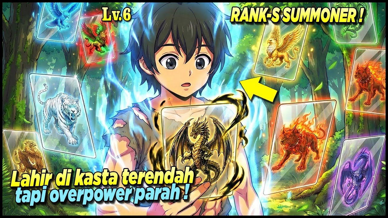KEJEBAK DI GAME LEVEL HARDCORE, DIA TERLAHIR DI KASTA TERENDAH, TAPI DAPET JOB SUMMONER PALING OP‼️