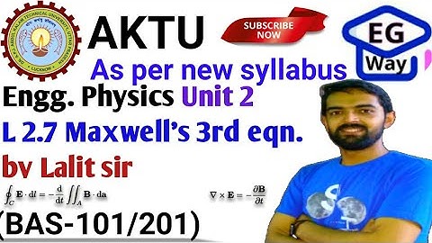 Unit 2nd | L2.7 Maxwell