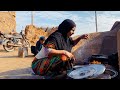 Om reza cooking traditional arabic food for lunch on fire in villagepart1  rural family