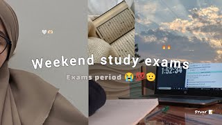 Weekend study exams(study💯,shower 🚿, save 🫡,🍃..)
