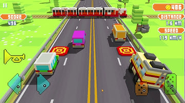BLOCKY HIGHWAY TRAFFIC RACING PART 6 Android Gameplay MD Action Android Games