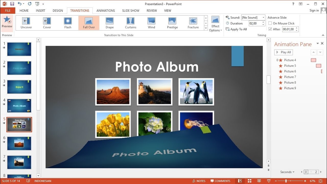 how to make a powerpoint presentation with music and photos