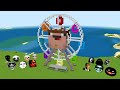 Survival Ferris wheel With 100 Nextbots in Minecraft - Gameplay - Coffin Meme