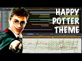 Harry potter theme except its in a major key