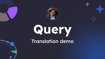 Query translation demo