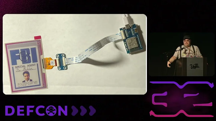 DEF CON 32 - Psychic Paper: Making eink access badges accessible for anyone - Joshua Herman