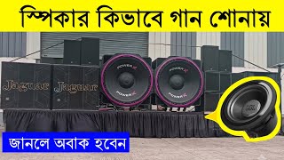 শব্দ কিভাবে উৎপন্ন হয় | HOW A SPEAKER WORKS