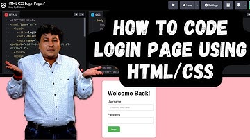Easy How to Code Tutorial: Build Your First Login Page with HTML & CSS! (Practical HTML/CSS)