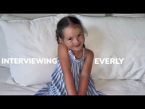 interviewing my five year old!