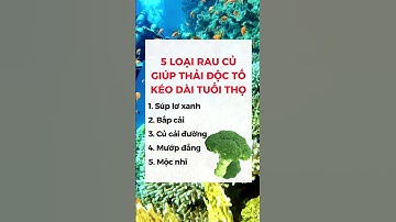 5 LOẠI RAU CỦ GIÚP THẢI ĐỘC TỐ KÉO DÀI TUỔI THỌ #dsdaiminh #health #shorts