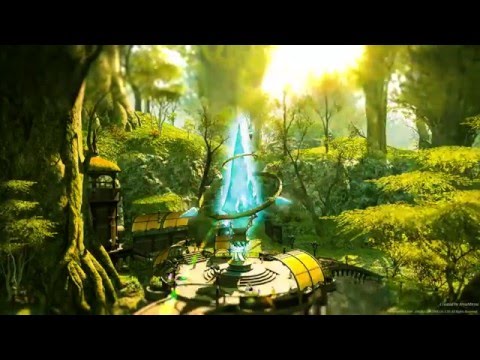 【FinalFantasyXiV】グリダニア (ミニチュア風味タイムラプス)