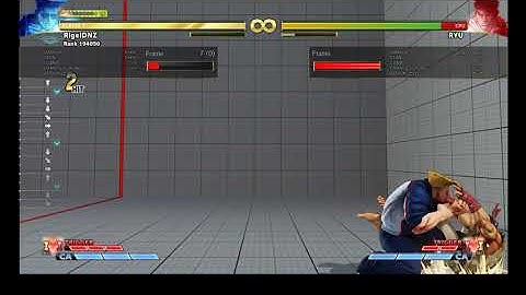 Guile Standing Somersault - Negative Edge