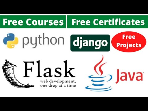 Udemy Free Certificate Courses | Java Tutorial | Python Django Flask Projects Online Classes