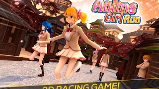 Anime Girl Run - My Manga Game / Android Gameplay HD screenshot 2