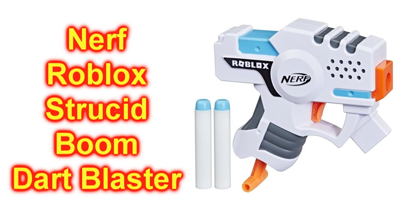 Nerf Roblox Strucid: Boom Strike Dart Blaster, Priming Handle, 2 Nerf Elite  Darts, Code To Unlock In-Game Virtual Item - Nerf