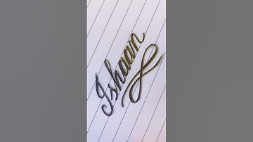Ishaan Name Art #shorts #ytshorts