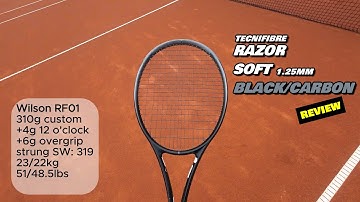 Tecnifibre Razor Soft 1.25mm Black/Carbon Tennis String Review - It
