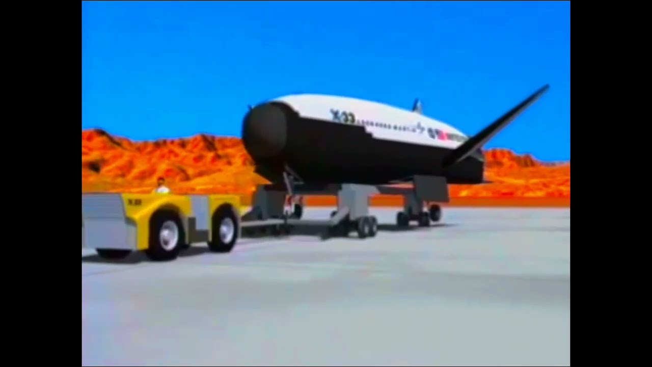 X-33 VentureStar Test Computer Animated Resmastered (1995-1996)