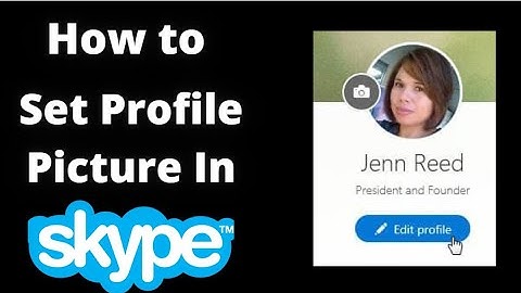 How to set Profile Picture in Skype || Learn Easy