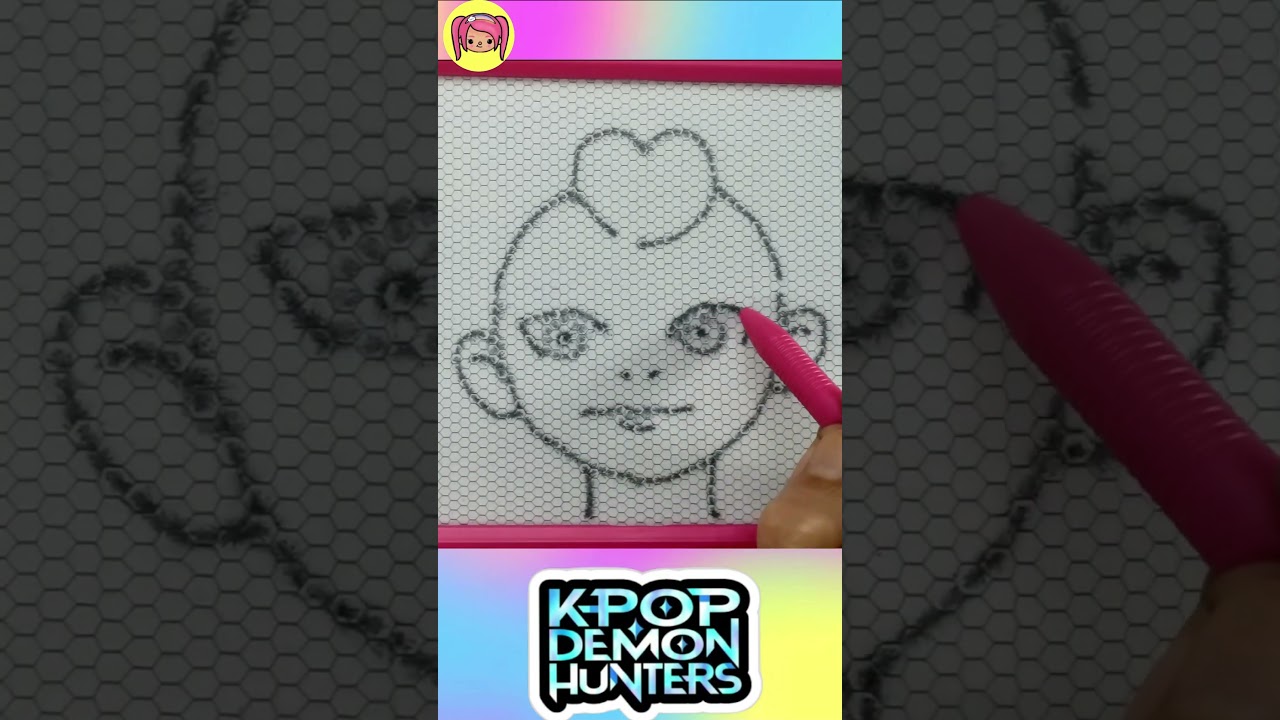 Рисунок Руми из KPOP Demon Hunters 