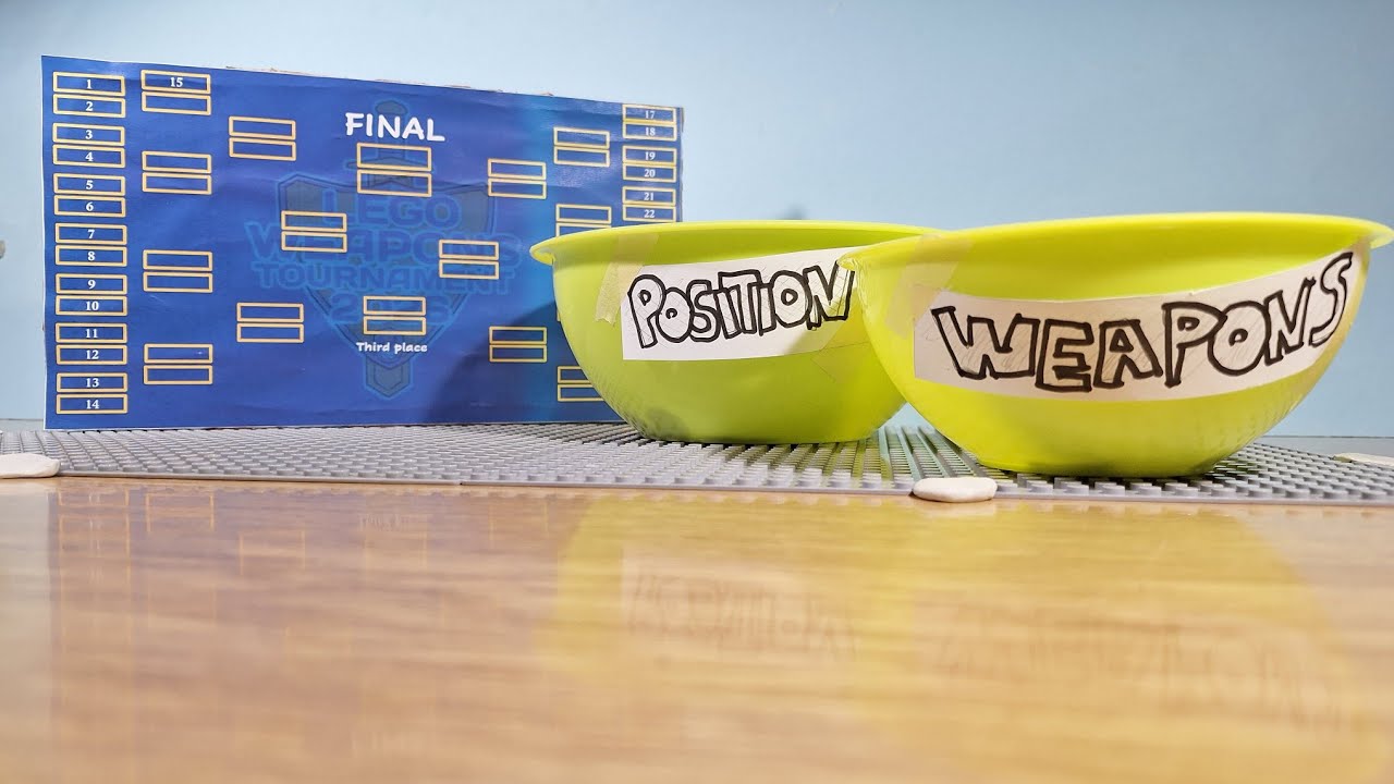 LEGO WEAPONS TOURNAMENT 2026 - Generating Bracket