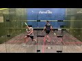 Patrick rooney v charlie lee  pro squash challenge series 3rd game