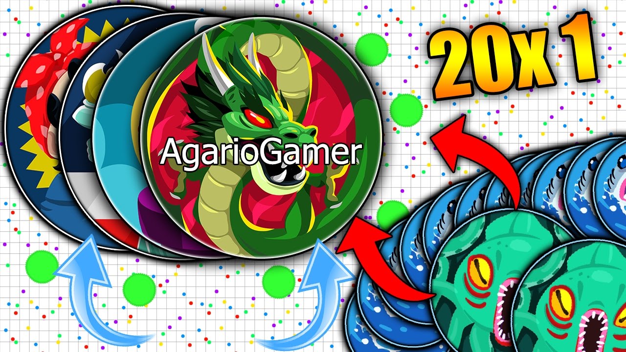 Agar.io 20x1 - INSANE SMALL VS GIANTS 103186 ULTRA HIGHSCORE SOLO (Agario)