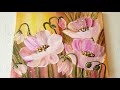 Blumen Herbstfarben Malen Acryl Anfänger - Flowers Autumn Colors Acrylic Painting RealTime Beginners