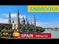 🇪🇦 Zaragoza, Spain Walking Tour 4K 60fps UHD