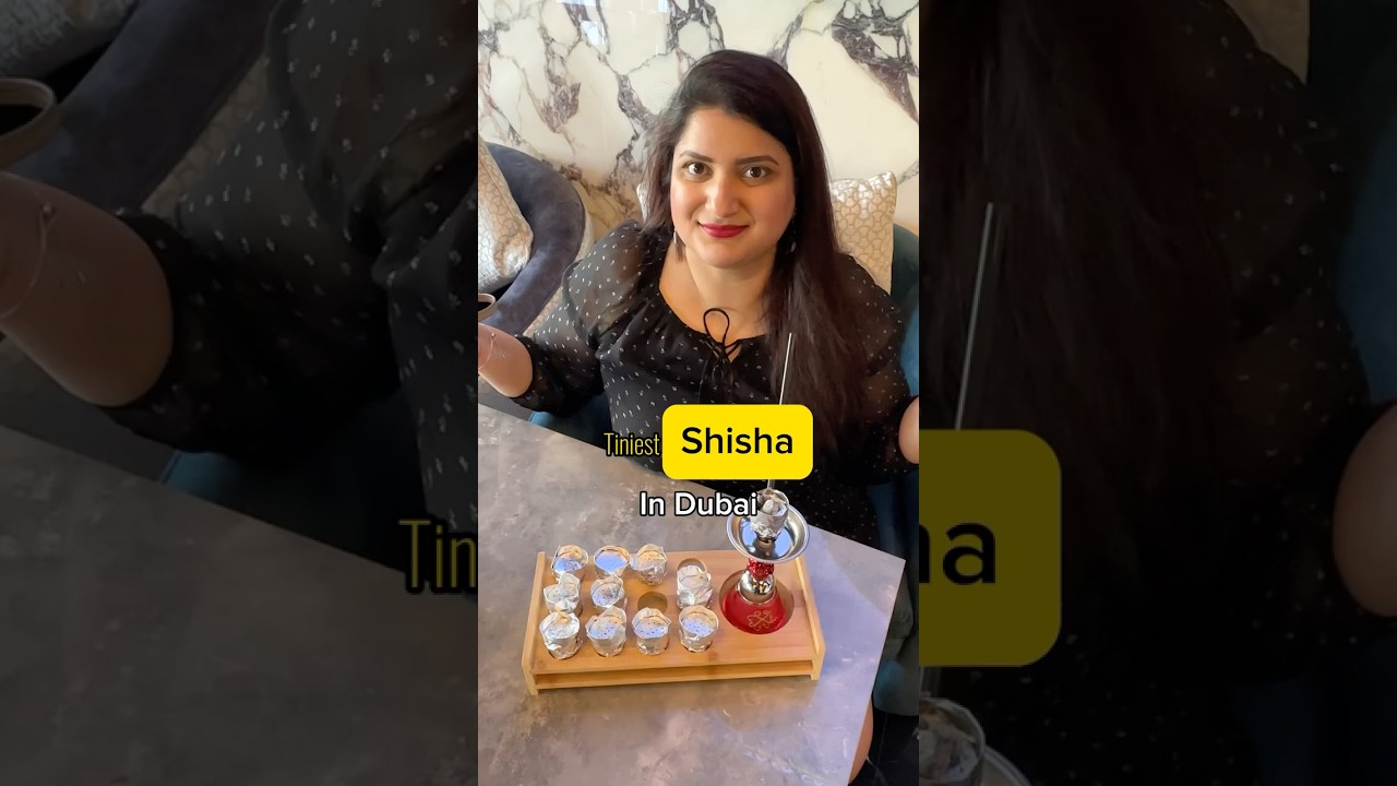 Dubai's Smallest Sheesha! 