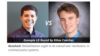 Isaiah v Devin – LD Debate (NCFCA Rehabilitation vs. Retribution)