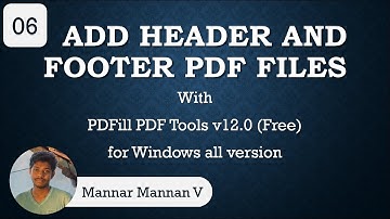 06. Add Header and Footer wth PDFill PDF Tools
