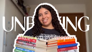 todos os livros que eu comprei durante a semana do consumidor da amazon | huge book haul 📦🗣️📚