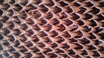 Arrow shaped pattern of Canadian smocking/CSIE30