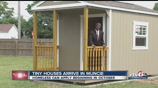 Tiny houses for the homeless arrive in Muncie
