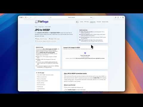 How to convert JPEG to WEBP