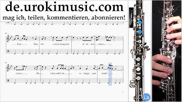 Oboe Lernen Rihanna Sledgehammer Teil#2 Oboenunterricht Noten Schule Lied Lehrer Klasse Unterricht