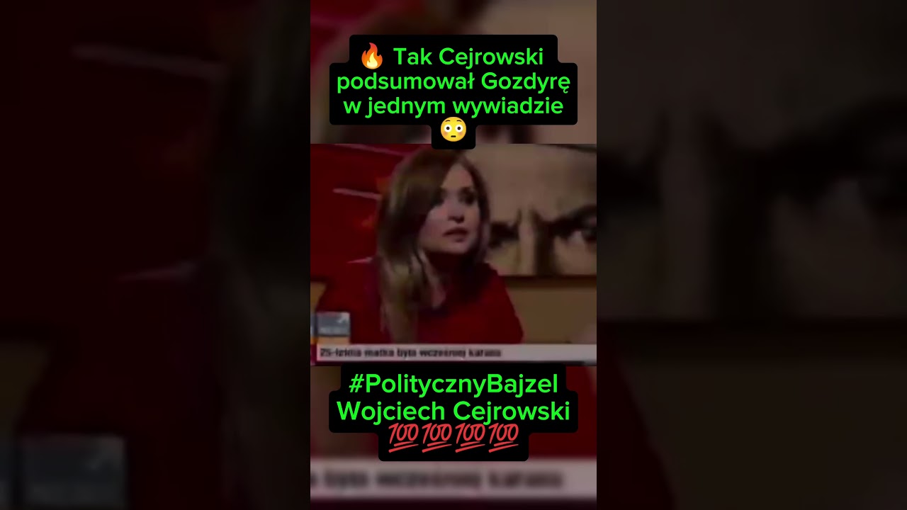 🔥 Tak Cejrowski podsumował Gozdyrę w jednym wywiadzie 😳 